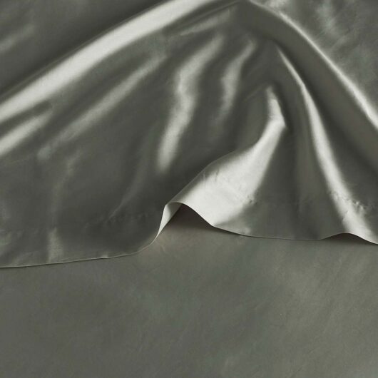 Bedfolk Pure Cotton 300 Thread Count Flat Sheet Khaki